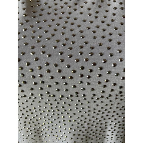 Calvin Klein White Silver Embellished Shell -- Small - Picture 4 of 8